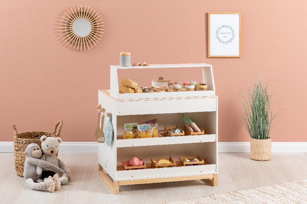 babymarkt Spielküche & Shop Prunus weiß/natur Bis zu 65% Rabatt