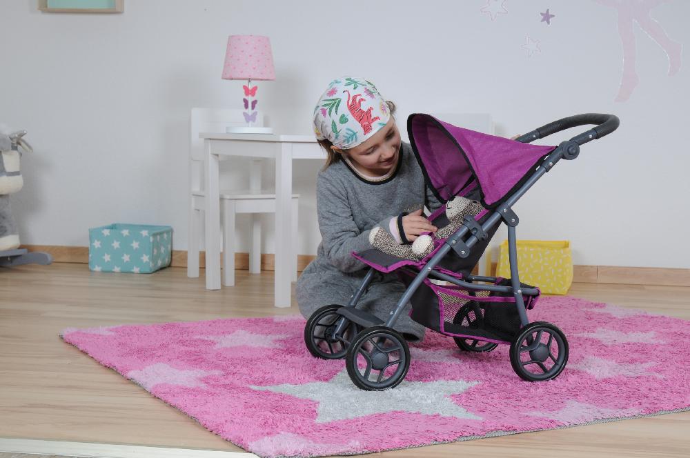 babymarkt Puppenbuggy Liba - tec purple Nur noch ein Tag übrig