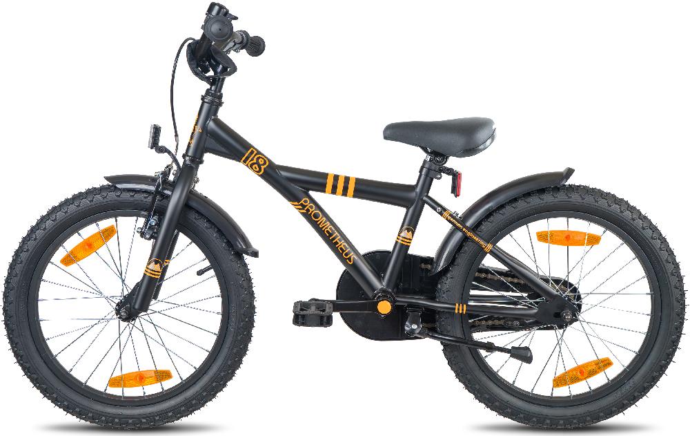 babymarkt Kinderfahrrad 18" schwarz matt-orange 50% Rabatt mit kostenlosem Versand