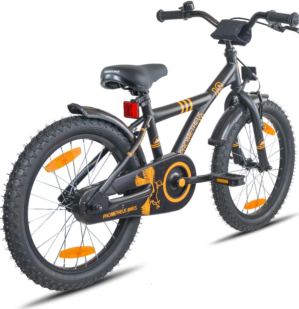 babymarkt Kinderfahrrad 18" schwarz matt-orange 50% Rabatt mit kostenlosem Versand