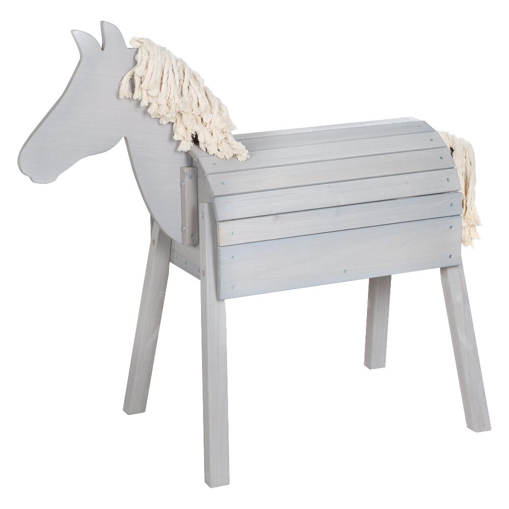 babymarkt Outdoorspielpferd grau