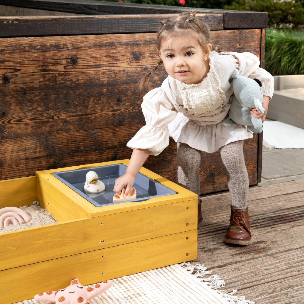 babymarkt Sandkasten Space Saver ocker Fabrikladen