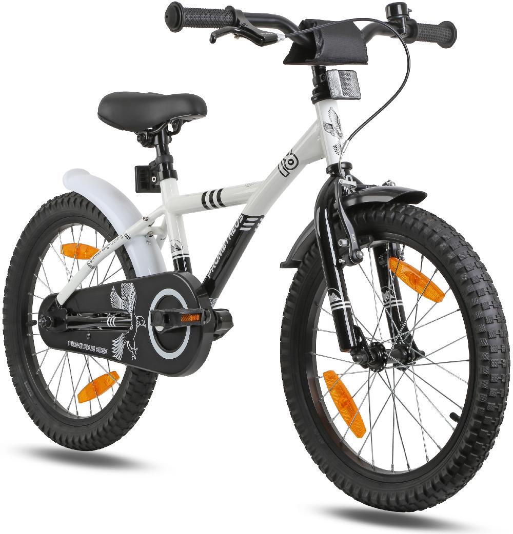 babymarkt Kinderfahrrad 18" weiß-schwarz 2025