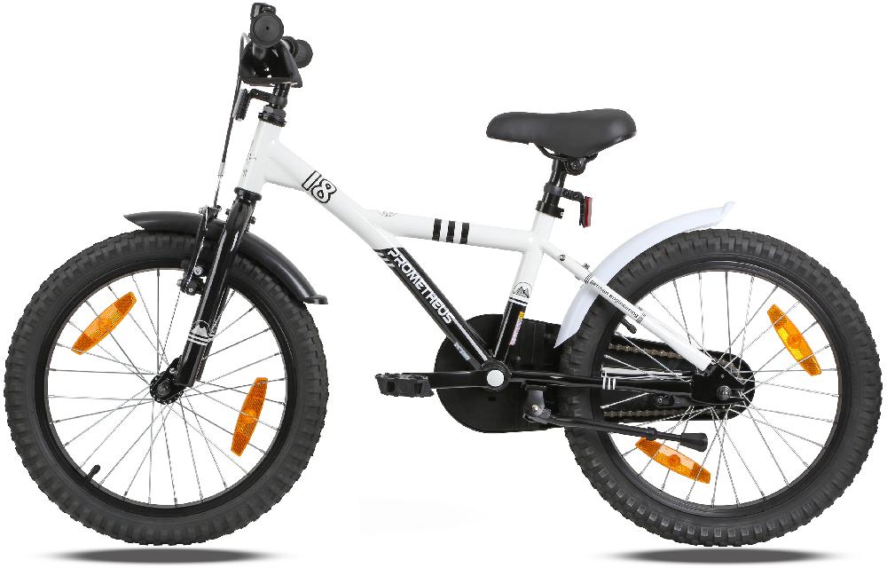 babymarkt Kinderfahrrad 18" weiß-schwarz 2025