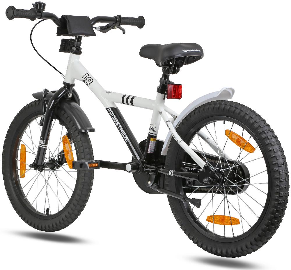 babymarkt Kinderfahrrad 18" weiß-schwarz 2025