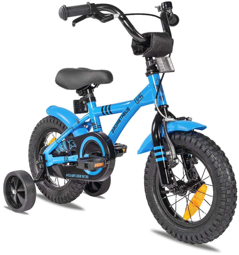 babymarkt Kinderfahrrad 12" mit Stützräder blau-schwarz