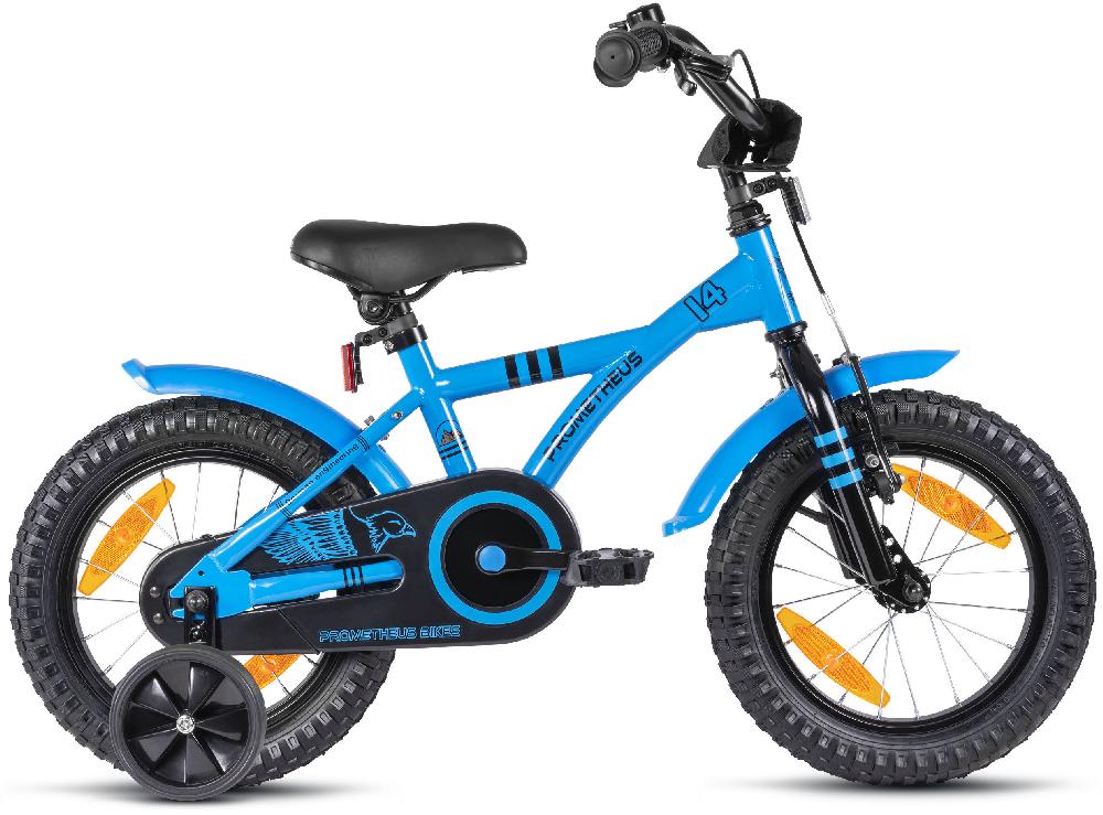 babymarkt Kinderfahrrad 14" mit Stützräder blau-schwarz Versandkostenfrei