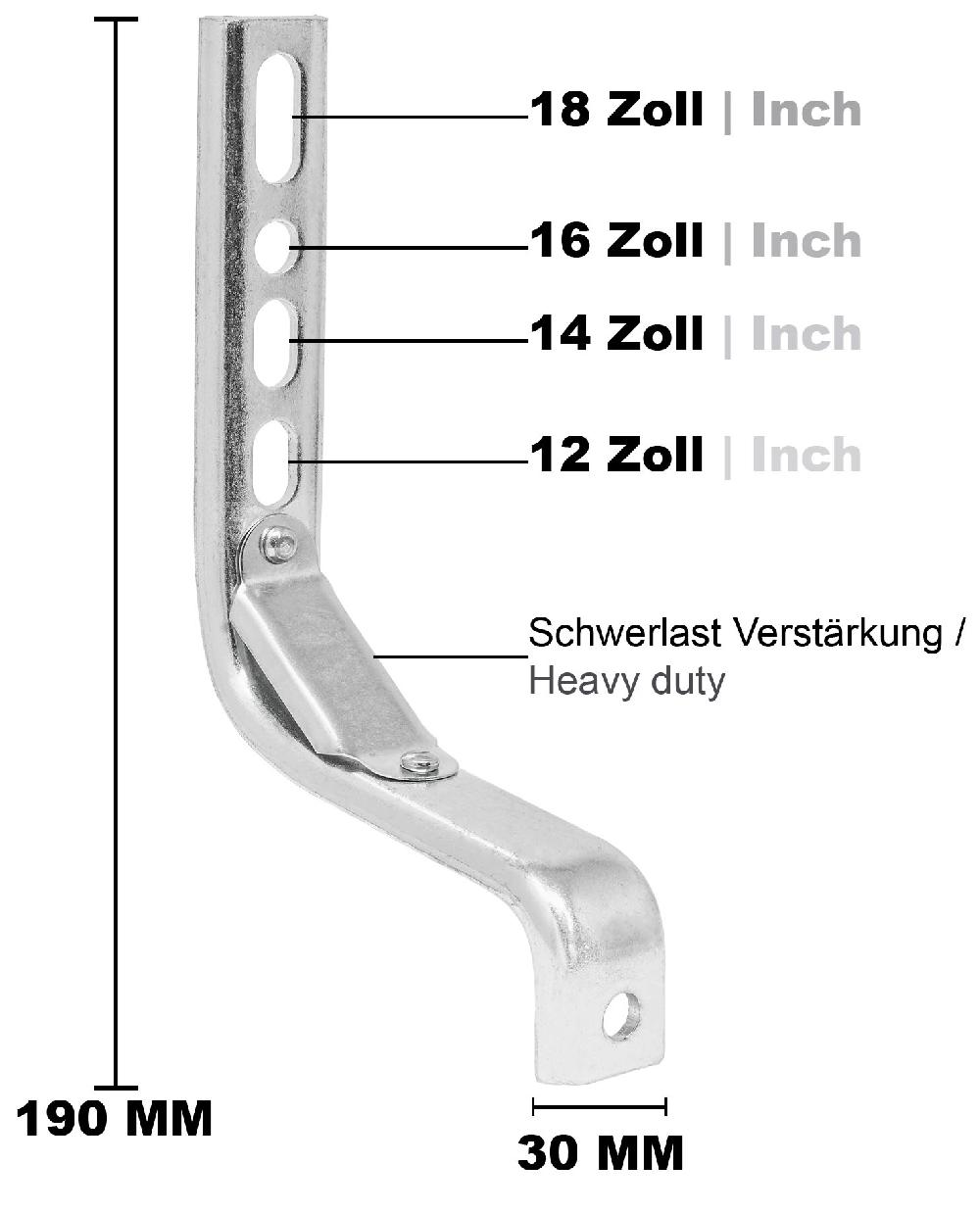 babymarkt Sützräder Universell für 12" bis 18" schwarz Osterangebot