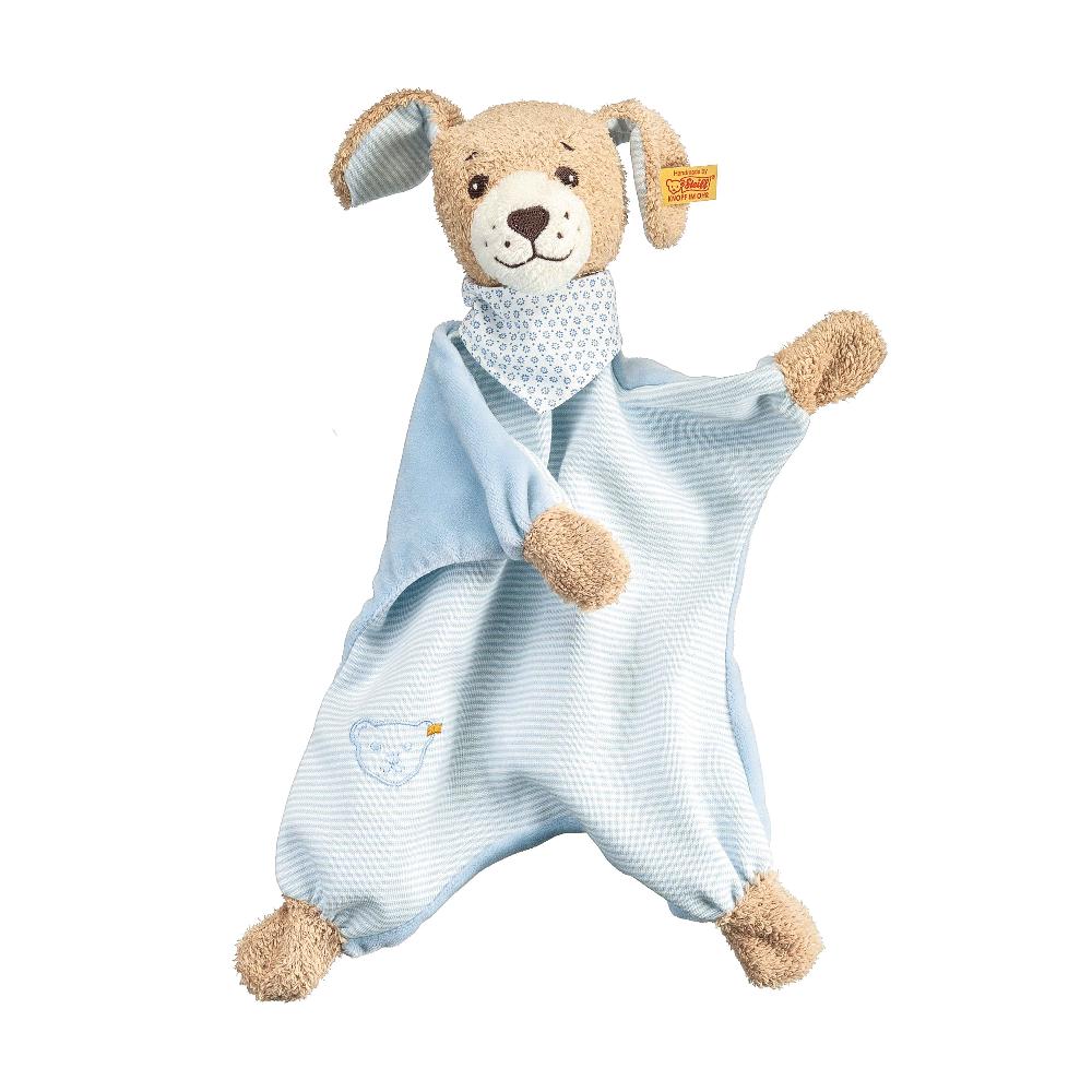 babymarkt Gute Nacht Hund Schmusetuch 30 cm blau Vatertagsangebot