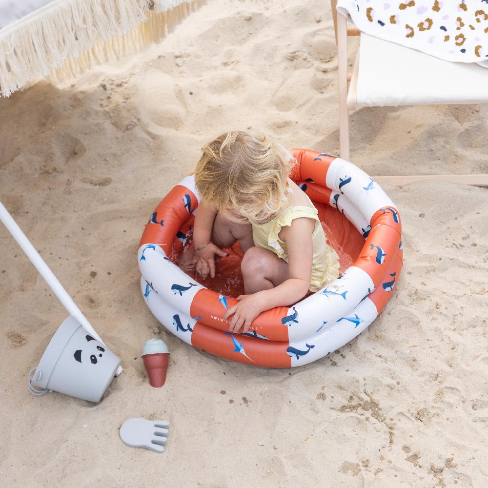 babymarkt Aufblasbarer Pool Red-White Whale 60 cm Heißer Verkauf