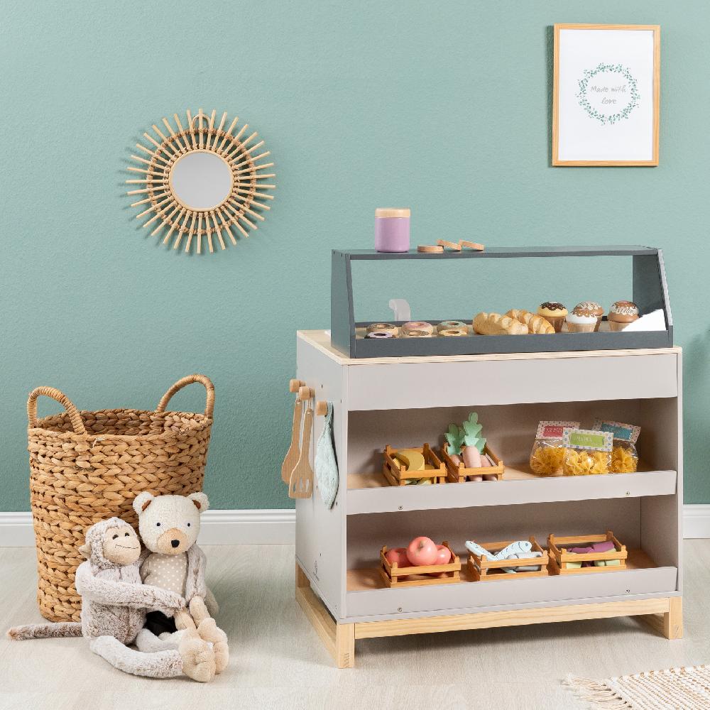babymarkt Spielküche & Shop Prunus warmgrau/natur Top Angebot