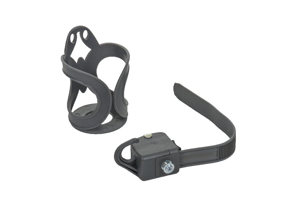babymarkt Flaschenhalter mit Taschenhalter grau