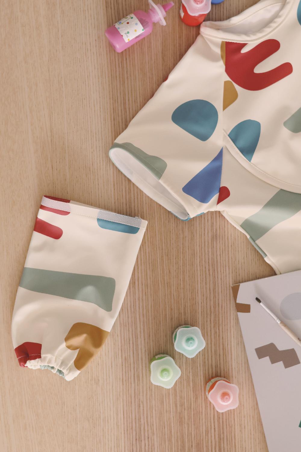 babymarkt Lätzchen 2-in1 mit abnehmbaren Ärmeln Sonderangebot der Fabrik