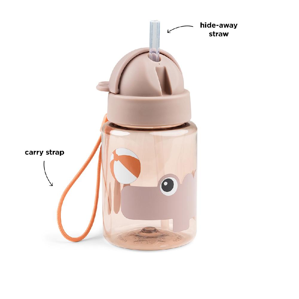 babymarkt Trinkflasche mit Strohhalm Playground rosa Speichern exportieren