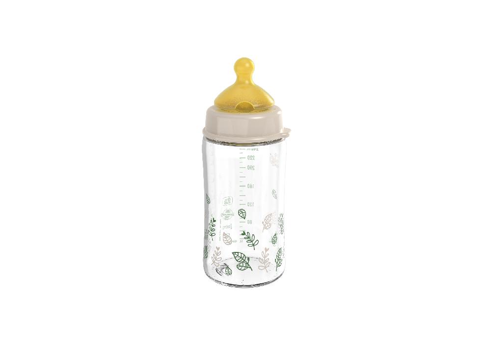 babymarkt Weithalsflasche cherry green Girl 240 ml aus Glas Im Verkauf