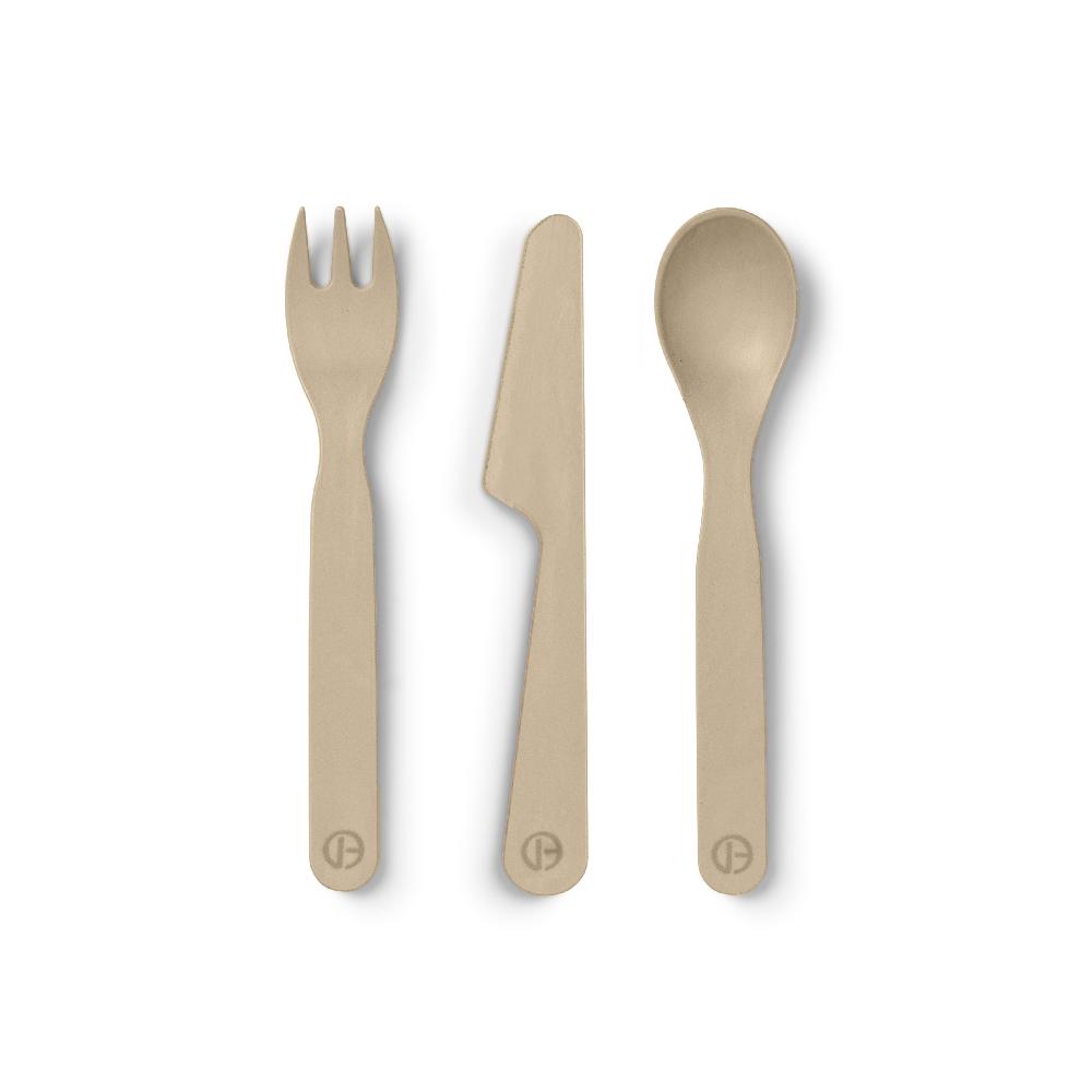 babymarkt Besteckset 3-teilig pure khaki