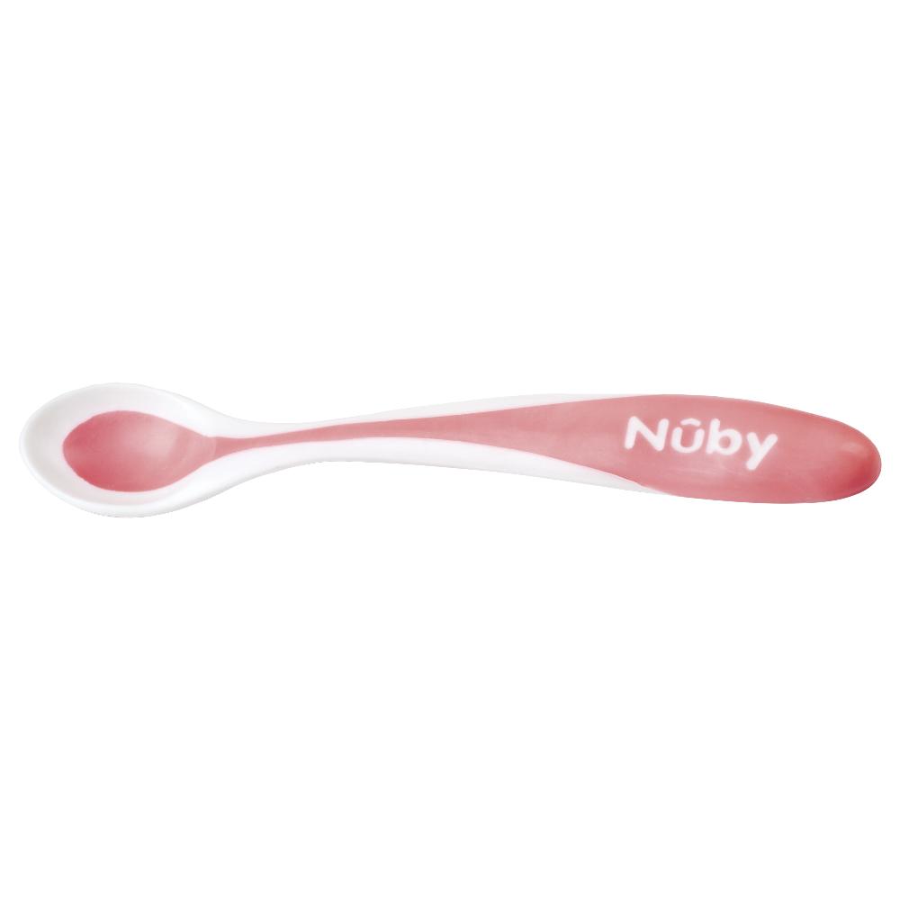 babymarkt Nûby Wärmesensorlöffel Hot Safe 4er Set ab 3 Monaten in pink