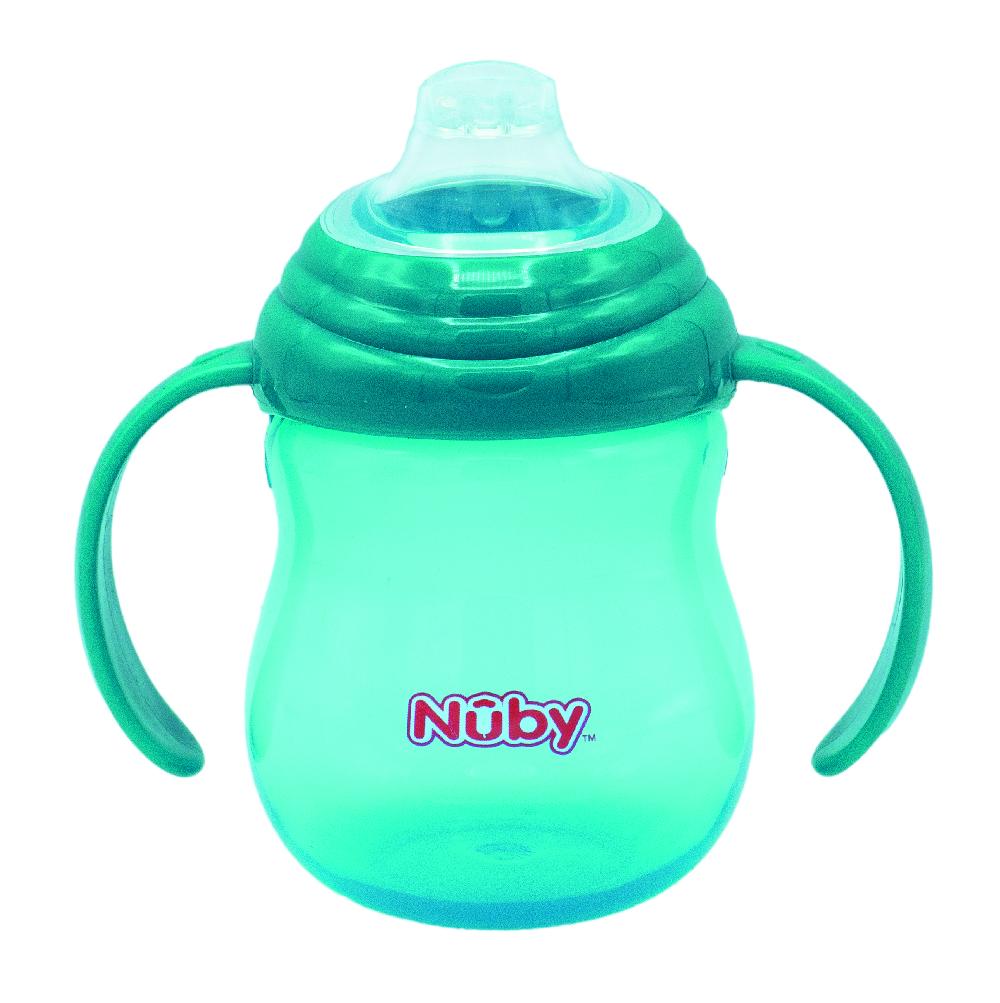 babymarkt Nûby Trinkhalmtasse No-Spill 270ml ab 6 Monaten in aqua Exklusivangebot