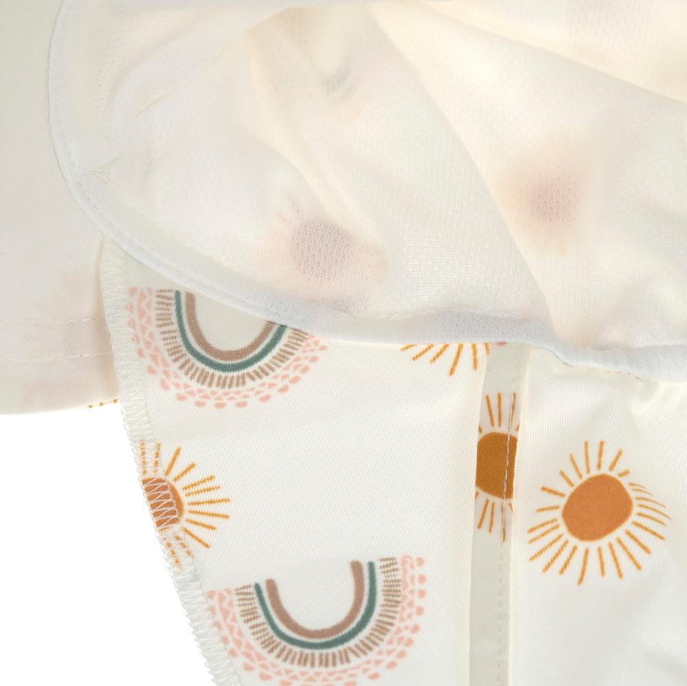 babymarkt UV-Sonnenhut mit Nackenschutz Regenbogen weiß Kauf eins, bekomm eins gratis