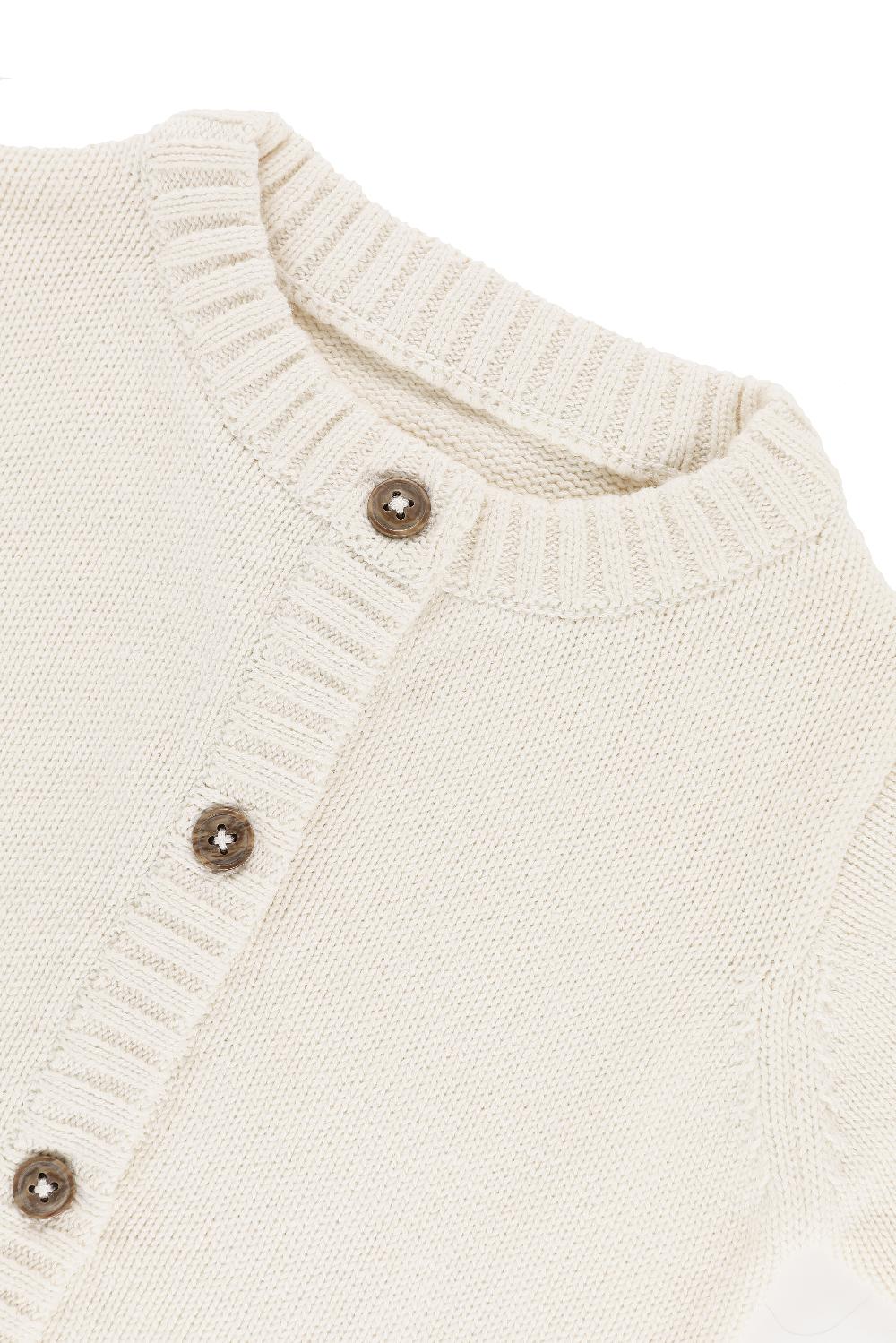 babymarkt Strickoverall strikka Grobstrick creme JETZT KAUFEN