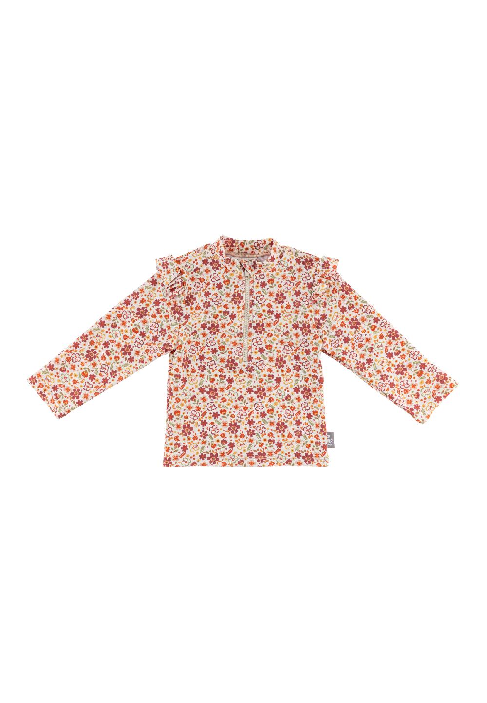 babymarkt Langarm-Schwimmshirt Blumen ecru Clearance-Verkauf