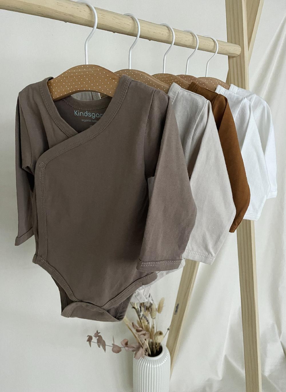 babymarkt Wickelbody trunder 5er-Pack langarm braun Begrenzt auf 3 Tage