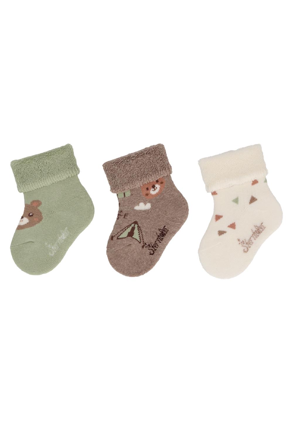 babymarkt Baby-Söckchen 3er-Pack Bär blassgrün Im Verkauf