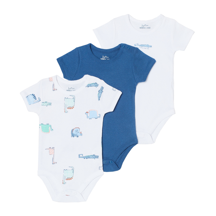 babymarkt Bodies blau 3er Pack