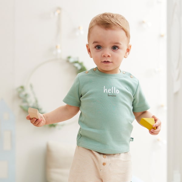 babywalz Bornino - Tiny HousesT-Shirt Hello Großer Ausverkauf