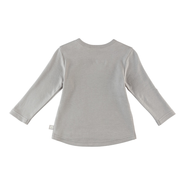 babywalz Bornino - Cute FoxShirt langarm Fuchs grau Saisonschlussverkauf