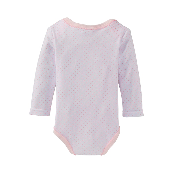 babywalz Bornino - BASICS3er-Pack Bodys langarm rosa Große Rabatte