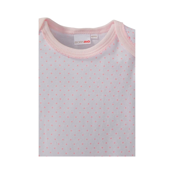 babywalz Bornino - BASICS3er-Pack Bodys langarm rosa Große Rabatte