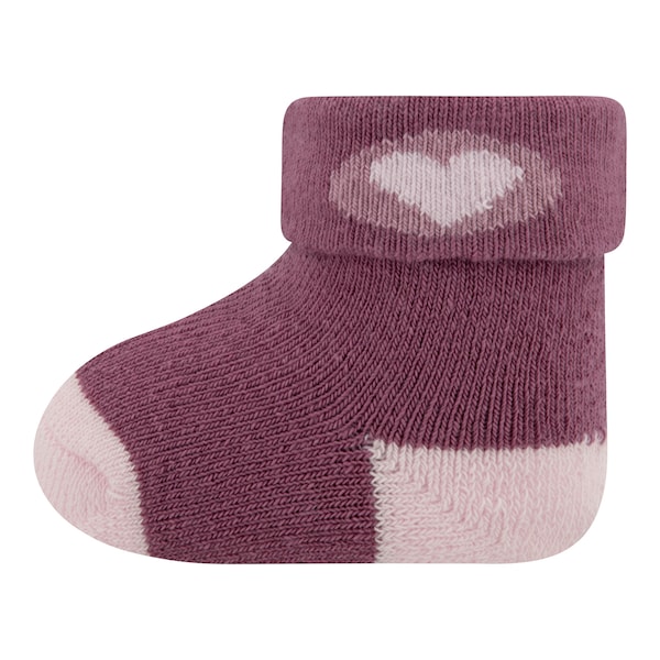 babywalz Ewers3er-Pack Erstlingssocken Herzen rosa/beige/beere Neuheiten