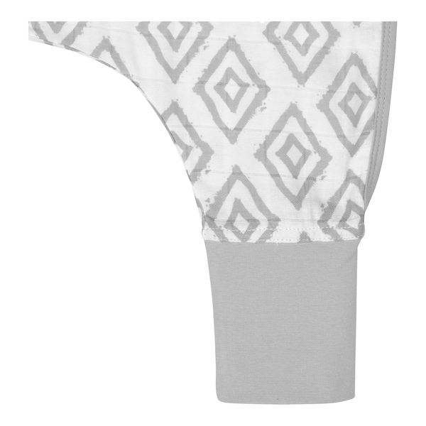 babywalz emma & noahSommer-Sleepoverall Musselin 0.5 TOG Rauten grau Tägliche Deals