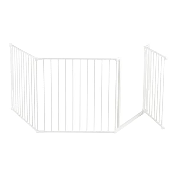 babywalz Baby DanAbsperrgitter Flex L 90-223 cm weiß Sonderangebot der Fabrik