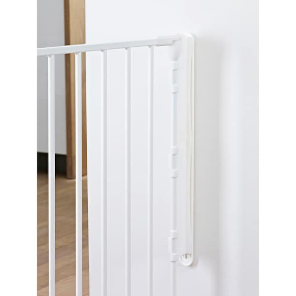 babywalz Baby DanAbsperrgitter Flex L 90-223 cm weiß Sonderangebot der Fabrik