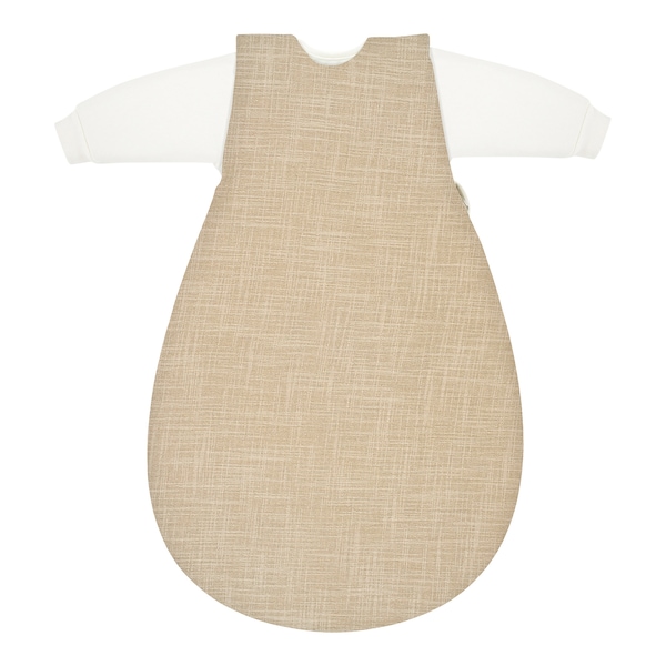 babywalz Alvi - BABY-MÄXCHEN3 tlg. Ganzjahresschlafsack Slub Musselin 2.5 TOG beige / Slub Muslin Outlet