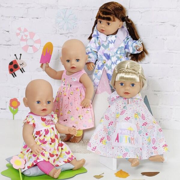 babywalz Zapf Creation - BABY BORNPuppen Outfit 4 Jahreszeiten Set 43cm Fabrikpreis