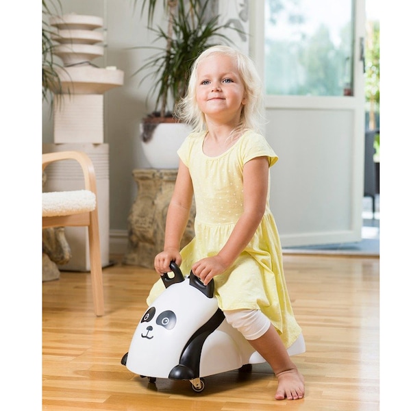 babywalz VikingtoysRutscher Cute Rider schwarz/weiss - Panda Rabatt