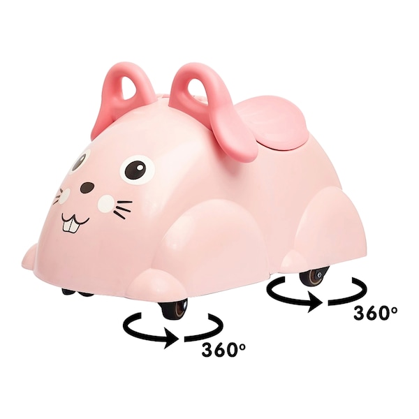 babywalz VikingtoysRutscher Cute Rider rosa - Hase Exklusivangebot