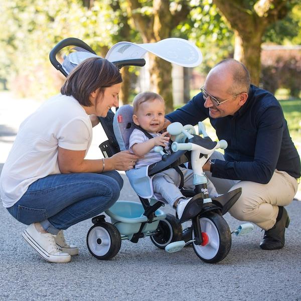 babywalz SmobyDreirad Baby Driver Komfort hellblau Preisnachlass
