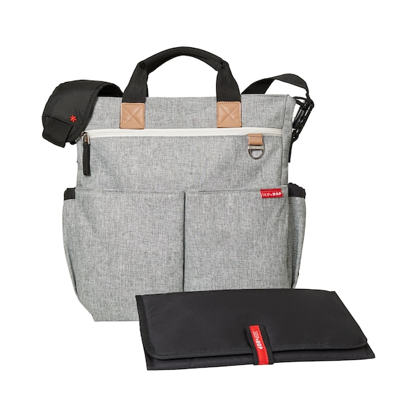babywalz Skip HopWickeltasche Duo Signature Grey Melange Vierteljährliche Förderung