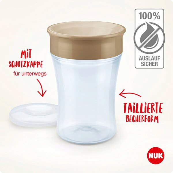 babywalz NUKTrinklernbecher Magic Cup 230 ml rot Speichern exportieren