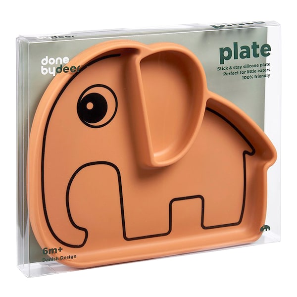 babywalz Done by DeerEsslernteller Silikon Elefant Elphee senfgelb Blitzverkäufe