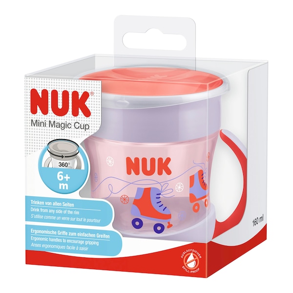 babywalz NUKTrinklernbecher Mini Magic Cup 160ml rot Limitierter Zeitrabatt