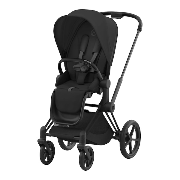 babywalz Cybex - PLATINUMKombikinderwagen PRIAM Comfort Bundle matt black / sepia black Lagerräumung