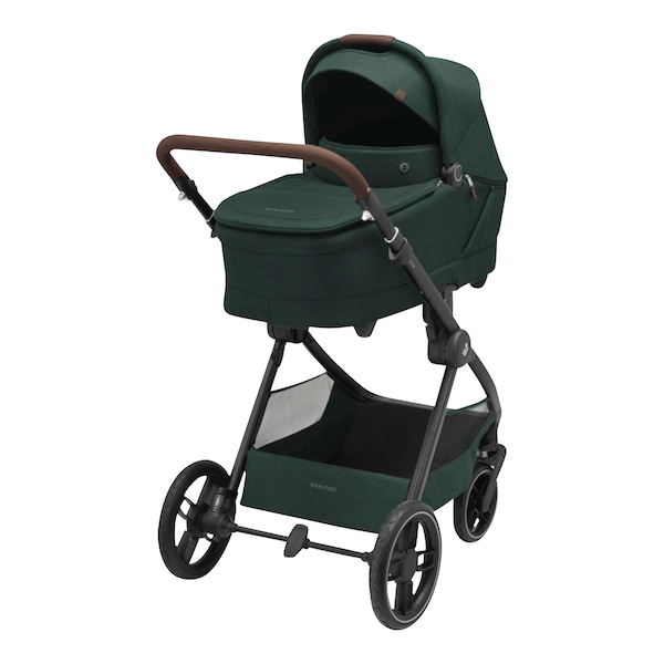 babywalz Maxi-CosiKombikinderwagen Oxford+ Travel-Set inkl. Babyschale Pebble 360 Pro 2 und Isofix-Basis FamilyFix 360 Pro twillic green Neuheiten