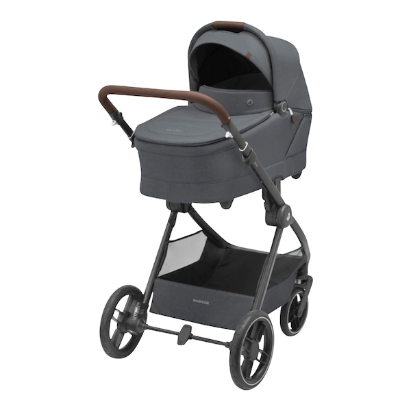 babywalz Maxi-CosiKombikinderwagen Oxford+ Travel-Set inkl. Babyschale Pebble 360 Pro 2 und Isofix-Basis FamilyFix 360 Pro twillic graphite Räumungsverkauf