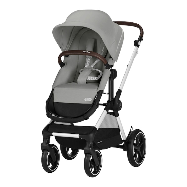 babywalz Cybex - GOLDKombikinderwagen Eos Lux Trio-Set inkl. Babyschale Aton B2 i-Size stone grey Sonderangebote