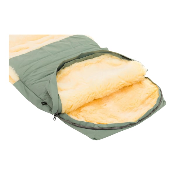 babywalz babycabWinterfußsack Lammfell Lille für Kinderwagen Buggy salbei Limitierter Zeitrabatt